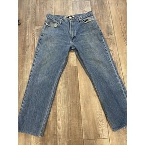 Harley Davidson Mens Regular Jeans Biker Cotton Size 36x30 (measures 34x28)